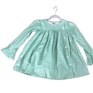 Emma Blake Smocks green gingham dress size 10